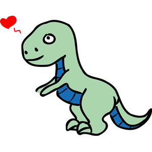 Tyrannosaur in love