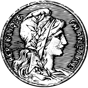 French Franc bronze