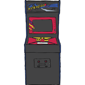 Asteroids Arcade Game