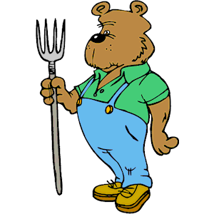 Bear with Pitchfork