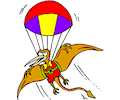 Pteradactyl with Parachute
