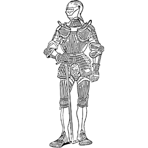 suit of armor - front