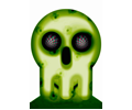 Green skull