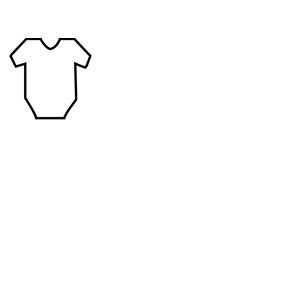 Infant Jumper Shirt Outline