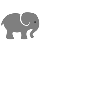 Grey Baby Elephant