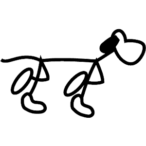 Stick Figure Dog 3