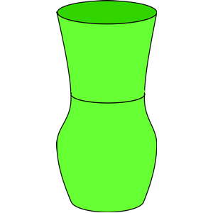 Neon Green Vase