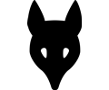 wolf head silhouette