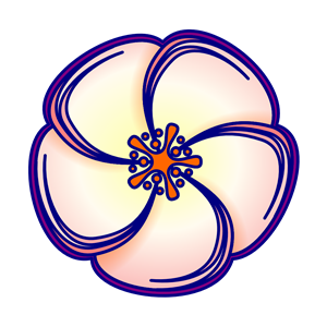 Flower iteration #4 clipart, cliparts of Flower iteration #4 free