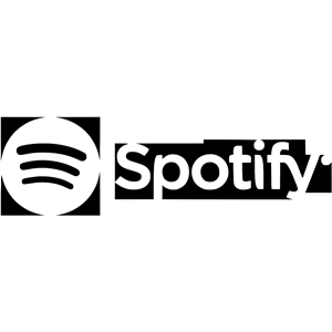 Spotify Logo Horizontal White RGB clipart, cliparts of Spotify Logo