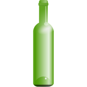 empty green bottle clipart, cliparts of empty green bottle free