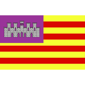 Flag of Baleares - Spain