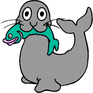 Seal with Fish
