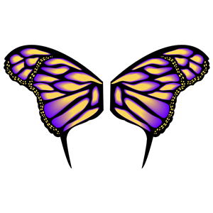 Asas De Borboleta Vetor - Butterfly Wings Vector - Inkscape