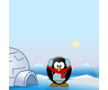 Penguin With Igloo