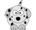 Dalmatian Cartoon Dog