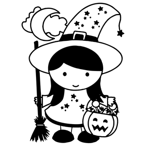 Cute Halloween Witch Clipart Cliparts Of Cute Halloween Witch Free Download Wmf Eps Emf Svg Png Gif Formats