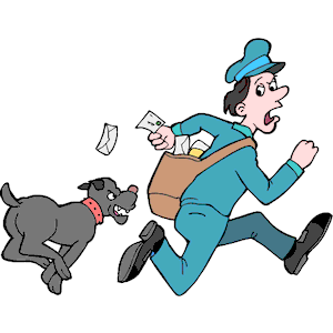 Dog Chasing Postal Carrier