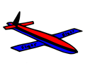 Airplane Red and Blue