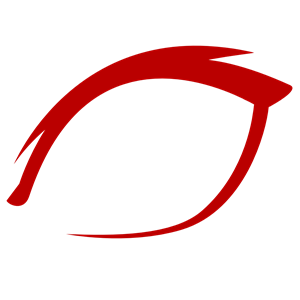 Red Eye Outline