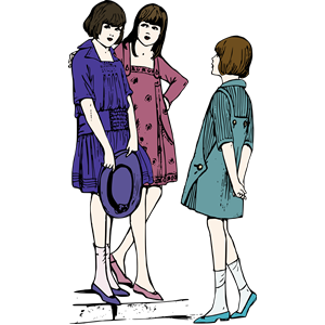Three Young Girls - Colour