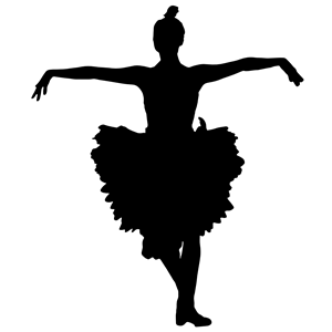 Puffy Dress Ballerina Silhouette