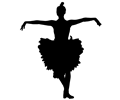 Puffy Dress Ballerina Silhouette