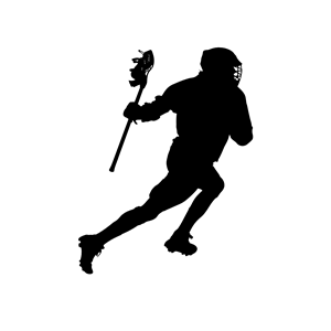 Lacrosse Player Silhouette
