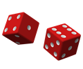 2 Red Dice