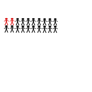 Red And Black Stick Figures