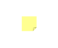 Sticky Note Yellow Folded Corner