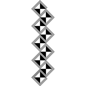 African pattern vertical