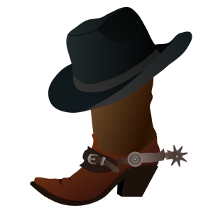 Cowboy Boot and Hat