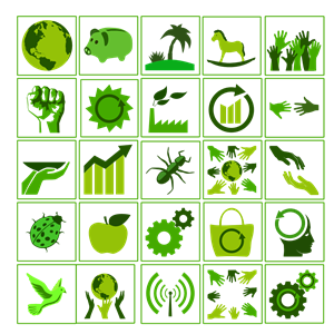 Eco Green Icon Set