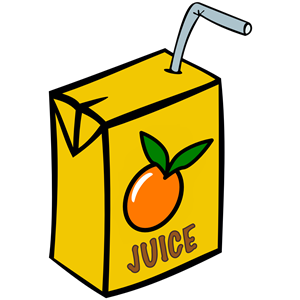 Orange Juice Box Drink