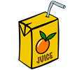 Orange Juice Box Drink