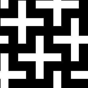 pattern crosses 1