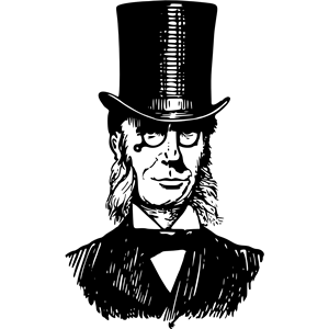 Man in top hat