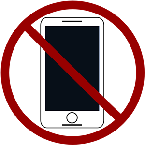 No Cell Phones Free Clipart Download - No Smartphone Icon