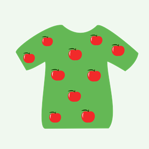 t-shirt apple