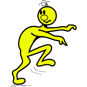 Yellow Dude Running