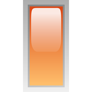 led rectangular h orange