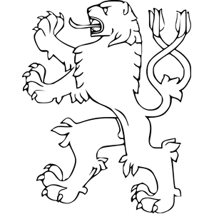 Czech Lion with Two Tails