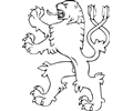 Czech Lion with Two Tails