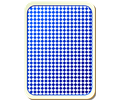 Card backs: grid blue