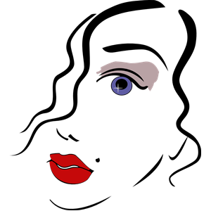 Stylised Woman face