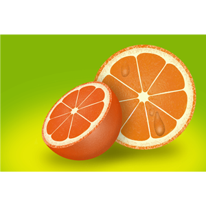 Refreshing Sliced Orange