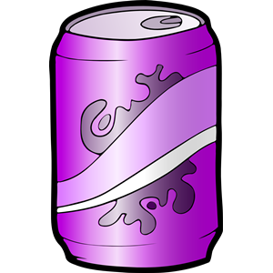 Purple Can of Soda