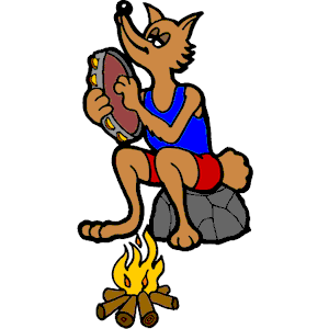 Fox at Campfire