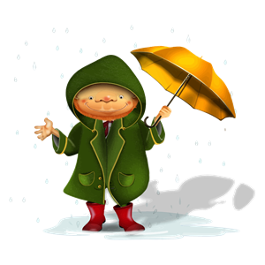 Man In Rain
